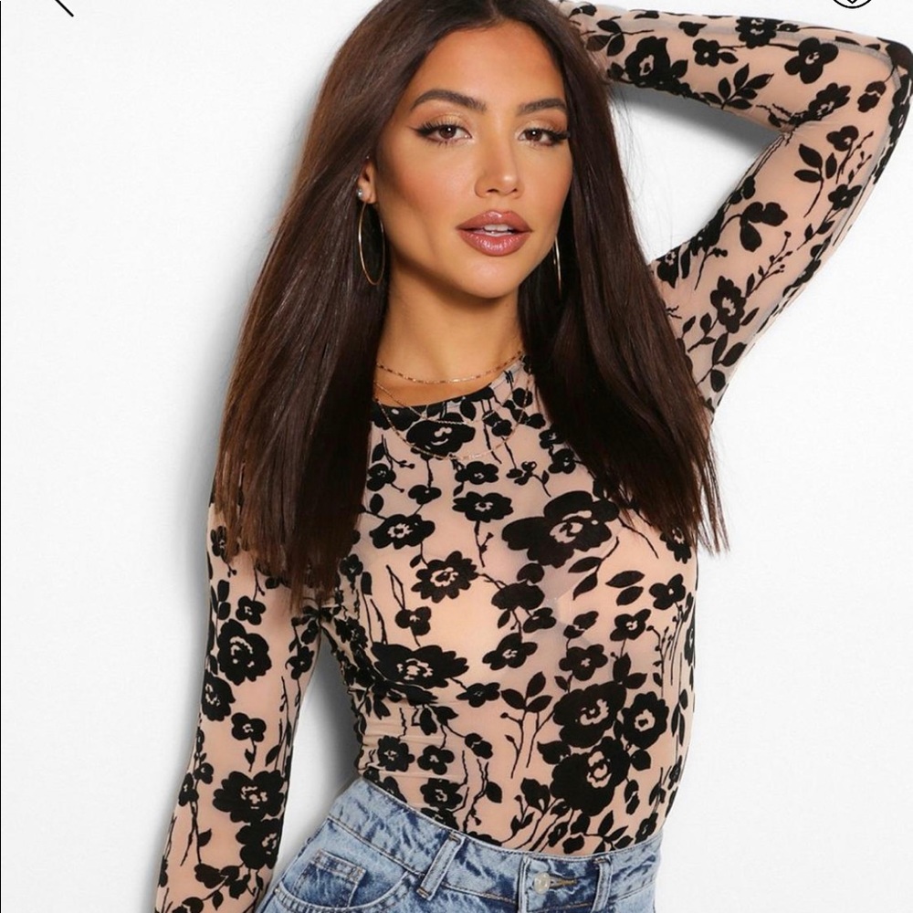 COPY - Boohoo Mesh Bodysuit